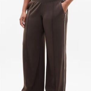 Athleta Venice high  rise Wide-Leg track stripe Pants